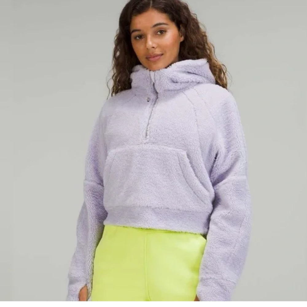 Lululemon Light purple Fuzzy Scuba